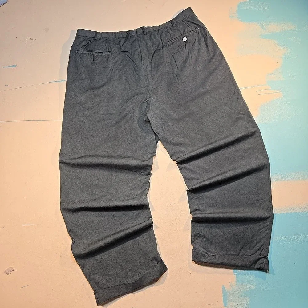 Brioni Mens 40C Wool‎ Pleated Trousers Green MSRP $1100 Dress Pants Italy Dyed